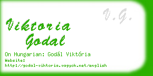 viktoria godal business card